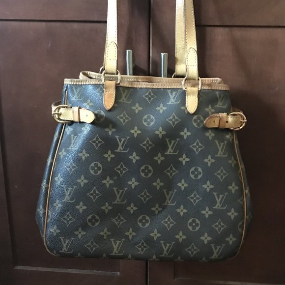 AUTHENTIC Louis Vuitton Monogram Batignolles Vertical Shoulder Satchel Tote Bag - Picture 1 of 15